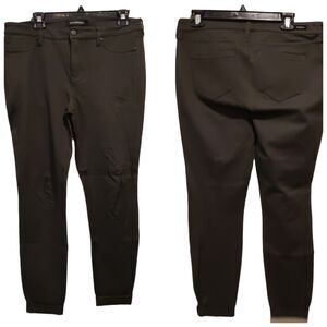 Liverpool jeans stretch dress pants jeggings skinny black 10/30  women's Green